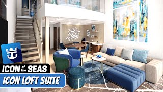 Icon of the Seas  Icon Loft Suite Walkthrough Tour  Royal Caribbean 2024  4k [upl. by Favianus]