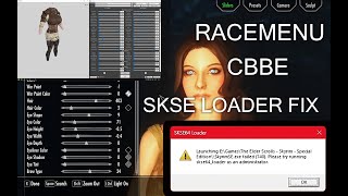 Skyrim Special Edition  Install CBBE B0dySlide amp Racemenu Via Mod Organizer 2 [upl. by Ealasaid]