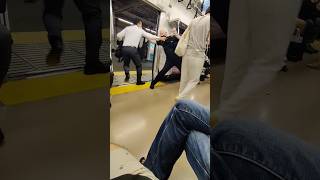 Extended version Japanese man drags foreigner off the train showing what lead to confrontation [upl. by Ladnek]