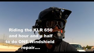 KLR 650 ride to do a job [upl. by Pfister929]