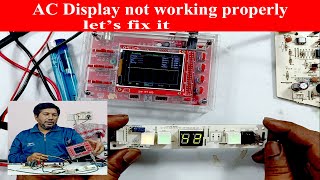 AC PCB display not working repair [upl. by Ralina731]