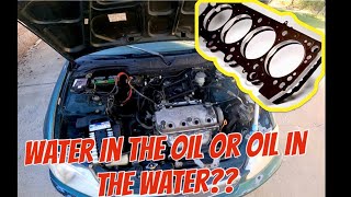 How to change a head gasket for under 100 howto honda civic automotive [upl. by Eelahc705]