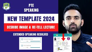 PTE Speaking New Template for Describe Image amp Retell Lecture  Extended Speaking Resolved [upl. by Maxwell]