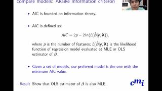 Regression and Classification 8 Model Comparison with Rsquared RMSE AIC or BIC [upl. by Anay]