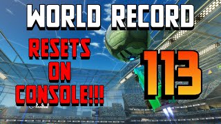 World Record Flip Resets On Console 113  Best Console Freestyler [upl. by Phemia]