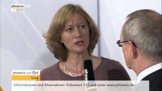 Bundestag Interview mit Kerstin Andreae und Michael Fuchs am 26112015 [upl. by Klug859]