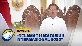 Presiden Ucapkan Selamat Hari Buruh Internasional [upl. by Ingaberg]