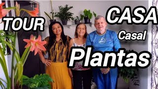 TOUR por muitas PLANTAS da CASA de um casal que AMA PLANTAS [upl. by Adnawak380]