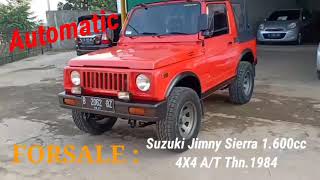 Forsale Suzuki Jimny Sierra automatic 1984 [upl. by Utica]