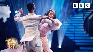 Montell Douglas and Johannes Radebe Viennese Waltz to Nobody Gets Me by SZA ✨ BBC Strictly 2024 [upl. by Gem]