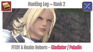 FFXIV Hunting Log Gladiator Rank 2  A Realm Reborn [upl. by Isaacs]