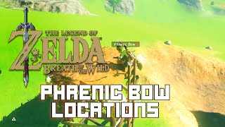 The Legend of Zelda Breath of the Wild  Phrenic Bow Locations [upl. by Nicolle556]