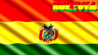 🇧🇴 Bandera Ondeando Bolivia 🇧🇴 Versión Extendida [upl. by Ennayoj]