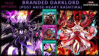 Branded Darklord Post Kashtira Arise Heart Tech Options  Decklist Testing  YuGiOh Master Duel [upl. by Cissy]