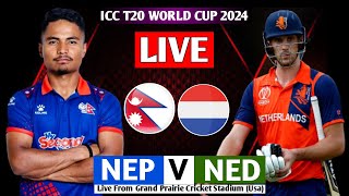 NEPAL VS NETHERLAND ICC T20 WORLD CUP 7TH MATCH 2024  NEPAL VS NED T20 WORLD CUP MATCH 2024 LIVE [upl. by Salesin]