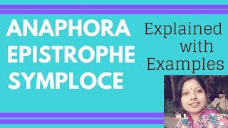 Anaphora in poetry poems with epistrophe FOR UGC NET ENGLISHTGTPGTDSSBSET ENGLISHTRB ENGLISH [upl. by Lennod223]