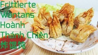 Vietnamesische Frittierte Teigtaschen  Hoành Thánh Chiên [upl. by Niamert]