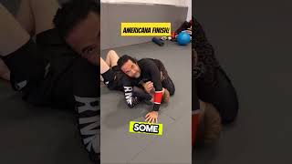 Americana finishing tip ✊✊✊ jiujitsu brazillianjiujitsu submission americana [upl. by Noiztneb]