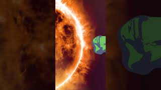 😱Earth Plan to Swallow Sun😱 space whatif science amazingfacts nasa sun solarsystem [upl. by Asilec]