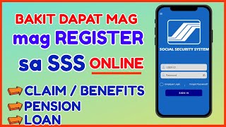 Why Register in SSS Online Bakit Dapat May SSS Online Account Ka SSS Mobile App [upl. by Yerac]