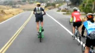 An ElliptiGO rider completes the 103mile San Diego Century [upl. by Basil643]