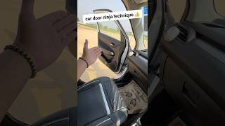 कार का door बंद करने की ninja technique 👍  car door wont close  wagonoctane shorts [upl. by Haelhsa116]