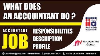 👉 What does an Accountant do  ⚡️ Responsibilities of an Accountant  ⚡️ Accountant Job Description [upl. by Zullo]