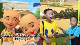 Tiru Aksi Upin Ipin  Jom Berenang Di Kolam Renang [upl. by Ailemap]