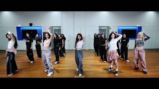 ITZY  GOLD MIRRORED DANCE BREAK  Dance Practice [upl. by Sivart]