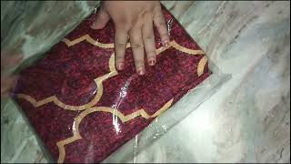 single bedsheet unboxing video buy from flipkart [upl. by Lonni227]