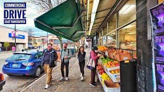 Vancouver Walk 🇨🇦  Autumn Day on Commercial Drive [upl. by Yulma]