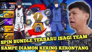 SPIN BUNDLE BLUELOCK ISAGI TEAM TERBARU  KIRA KIRA AKAN HABIS BERAPA DIAMON YA   FREE FIRE W [upl. by Rentschler247]