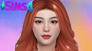 LE SSERAFIM Yunjin  The Sims 4 CAS   FULL CC list DL [upl. by Kennan]