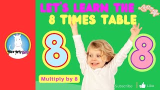 8 Times Table Song  Rocking the 8 Times Table  Multiply By 8  Times Table Fun Multiplying Magic [upl. by Einnep]