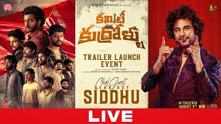 Committee Kurrollu Movie Trailer Launch Event LIVE  Siddhu  Niharika Konidela  Yadhu Vamsi [upl. by Ojyram]