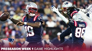 New England Patriots Highlights vs Carolina Panthers  2024 Preseason PreSeason Week 1 [upl. by Orgalim168]