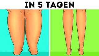 6MinutenWorkout um deine Beine in 5 Tagen schlanker zu machen [upl. by Annairt]