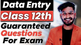 Nios Class 12th Data Entry Operations Very Very Important Questions with Solutions [upl. by Karlyn474]