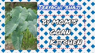 goan teryachi bhaji  by MOMS GOAN KITCHEN 🤤 [upl. by Latsirk]