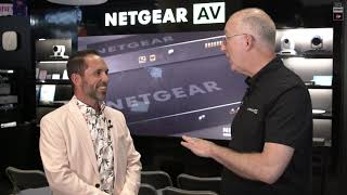 NETGEAR Demos New M4350 AVOverIP Switches at Infocomm 2023 [upl. by Martie]