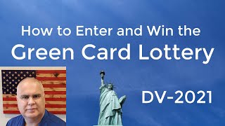 DV lottery entry DV2021  win a Green Card [upl. by Trebron]