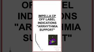 Impella off label application arrhythmia ablation support impella shorts [upl. by Cirdla787]