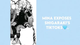 mina exposes shigarakis tiktoks   mha  shigadabi  zxrrnti [upl. by Aseefan156]