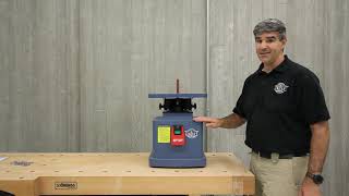 Tool Overview  Oliver 6905  Benchtop Spindle Sander [upl. by Haduhey821]