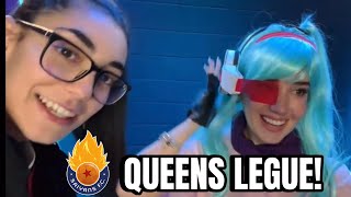 🔥LLUNA CLARK LLEGA DISFRAZADA A LA QUEENS LEAGUE🔥 [upl. by Jillane848]