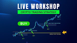 LIVE TRADING WORKSHOP  Crypto Trading Strategy amp Tradingview Indicators [upl. by Zelikow]