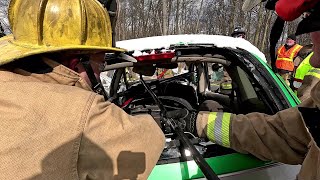 B Post Ram Push Heavy Rescue 101 2024 Instructor Scott Smith Howell Rescue Systems [upl. by Oeramed]