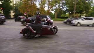 Nacelle Atlantique  Précision Sidecars  x Roadmaster Indian Motorcycle [upl. by Gregson]