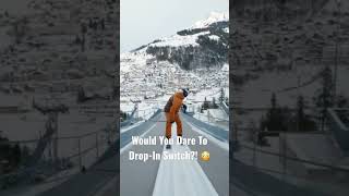 Would You Dare Dropping In SWITCH 😳  Fabi Bösch Ski Jump Engelberg [upl. by Eetsim]