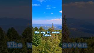 The way to seven Rila lakes travel bulgaria tourism shorts [upl. by Aihsema]